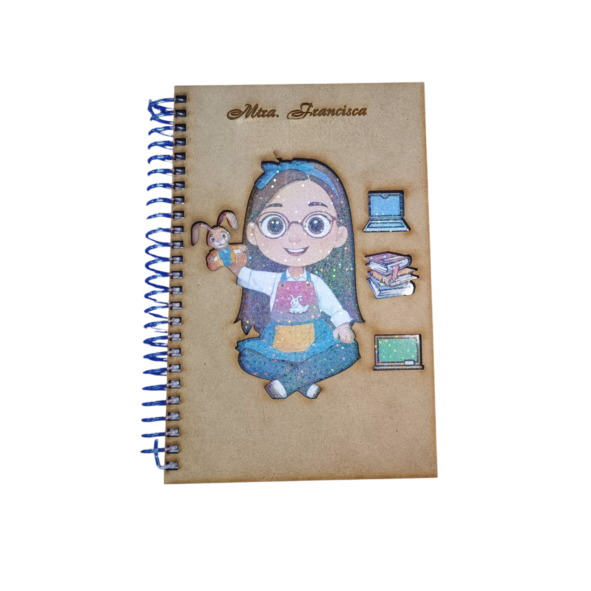 Cuaderno personalizado maestra