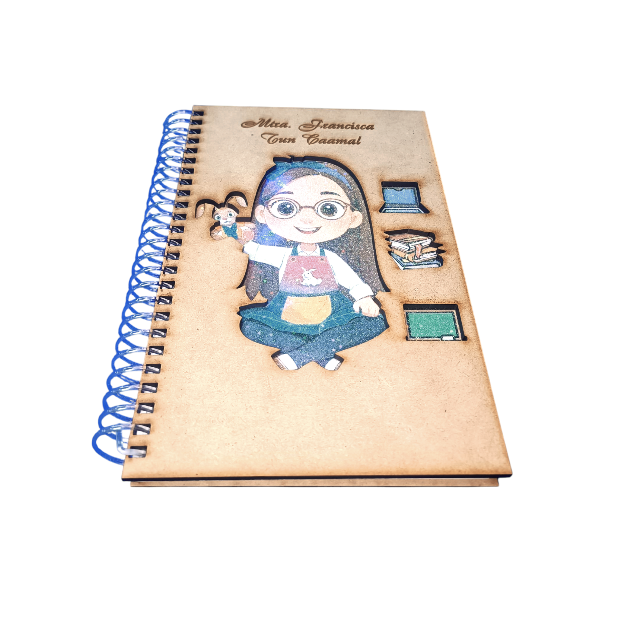 Cuaderno de maestra personalizada